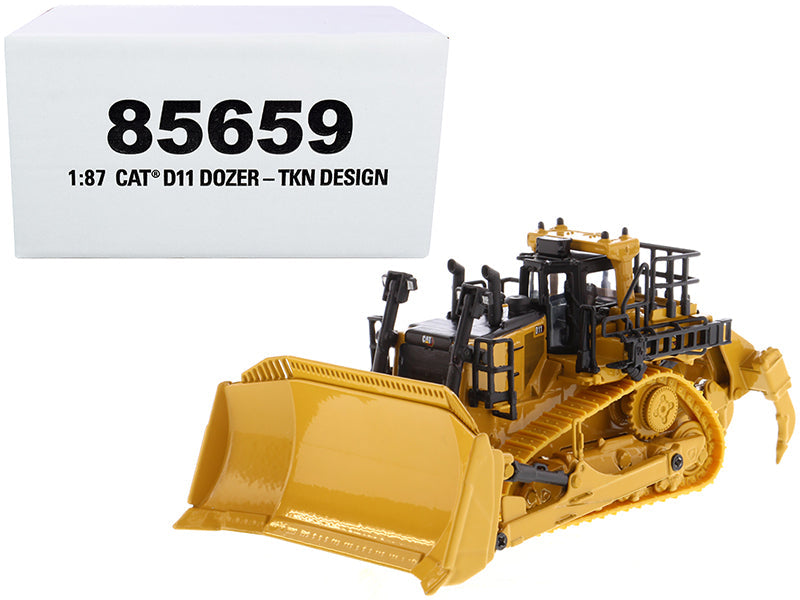 CAT Caterpillar D11 Track-Type Tractor Dozer TKN Design "High Line" Series 1/87 (HO) Scale Diecast Model