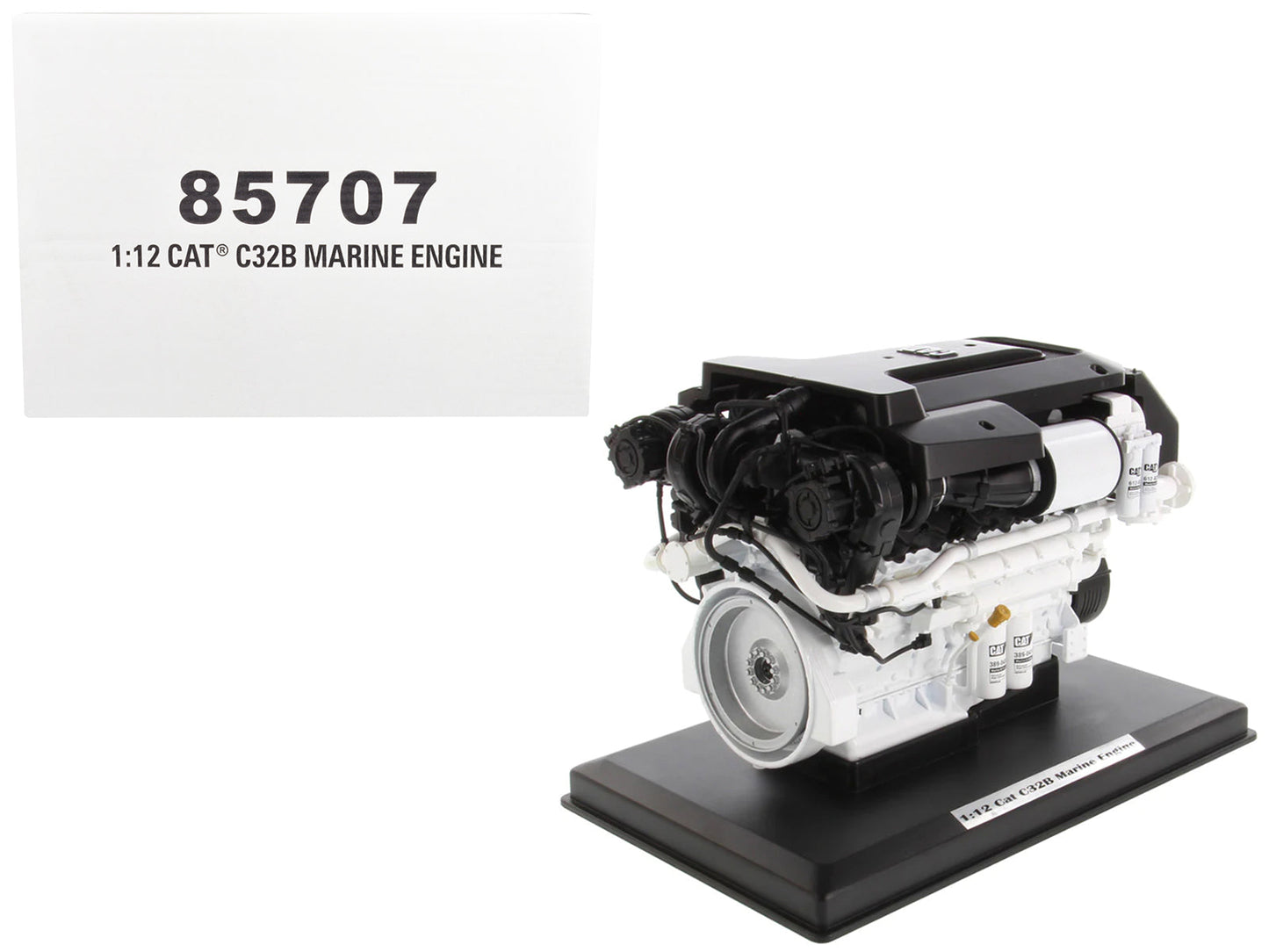 CAT Caterpillar C32B Marine Engine Replica "High Line Series" 1/12 Diecast Model