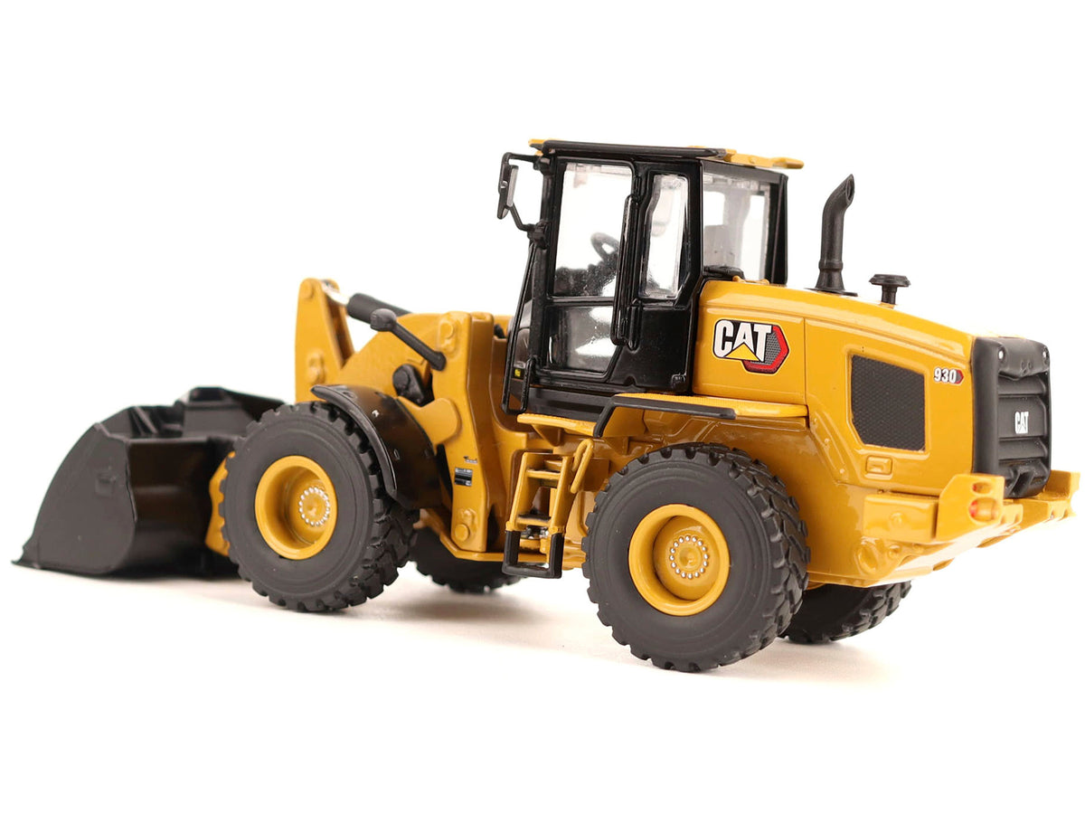 CAT Caterpillar 930 Wheel Loader with Operator Yellow "High Line" Series 1/50 Diecast Model