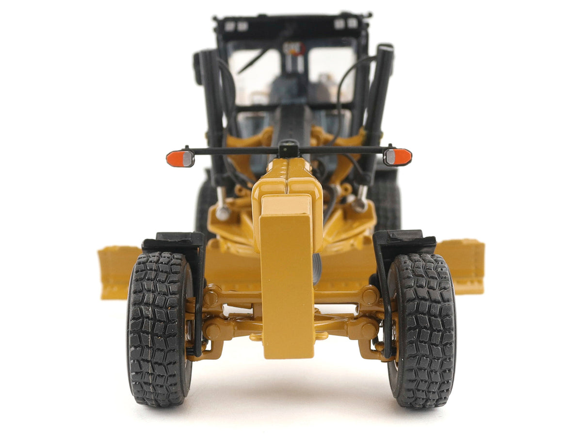 CAT Caterpillar 140 LVR Motor Grader Yellow with Black Top "High Line" Series 1/50 Diecast Model