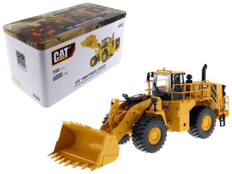 CAT Caterpillar 988K Wheel Loader with Operator "High Line Series" 1/50 Diecast Model