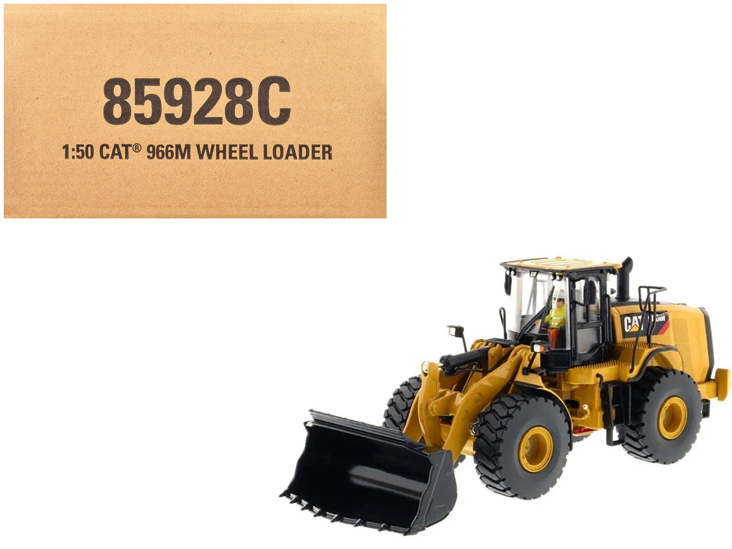 CAT Caterpillar 966M Wheel Loader with Operator "Core Classics Series" 1/50 Diecast Model