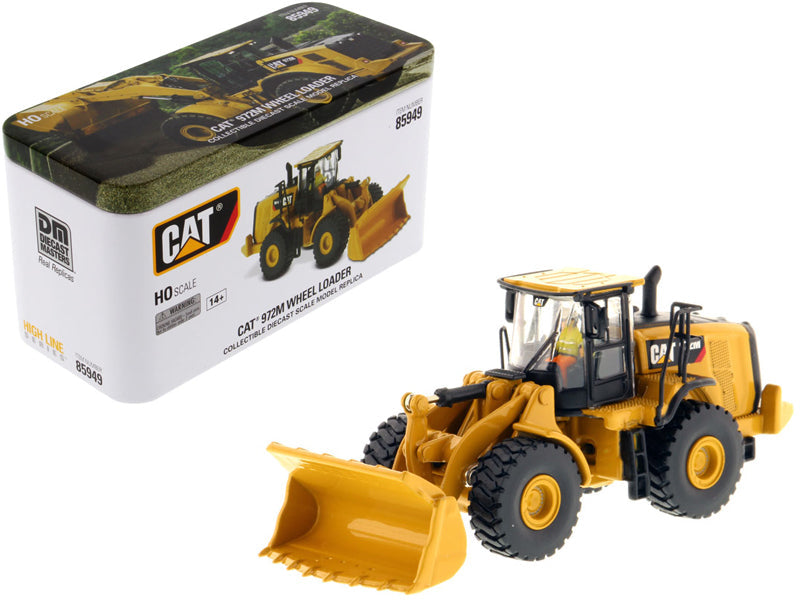CAT Caterpillar 972M Wheel Loader with Operator "High Line" Series 1/87 (HO) Scale Diecast Model