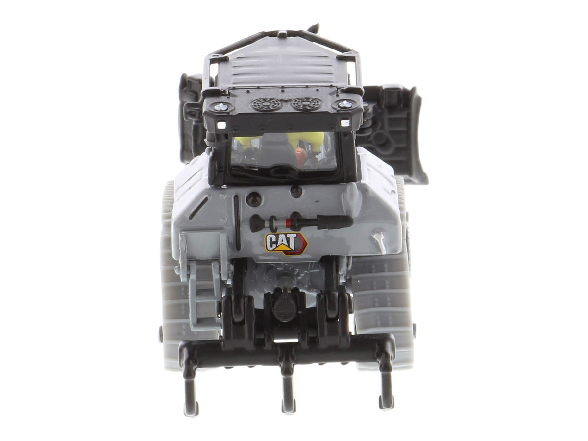 CAT Caterpillar D5 Track-Type Dozer "Centennial" Gray with Operator "High Line Series" 1/87 (HO) Diecast Model