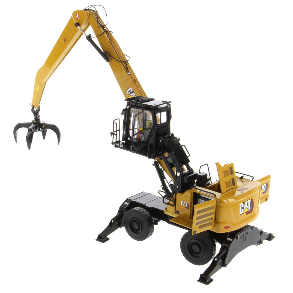 CAT Caterpillar MH3040 Wheel Material Handler with Operator "High Line Series" 1/50 Diecast Model