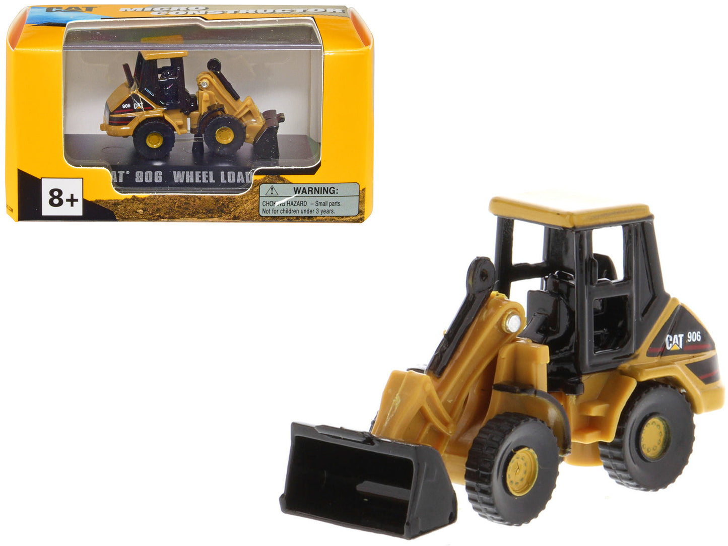CAT Caterpillar 906 Wheel Loader Yellow "Micro-Constructor" Series Diecast Model