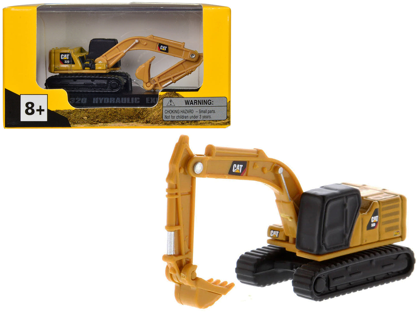 CAT Caterpillar 320 Hydraulic Excavator Yellow "Micro-Constructor" Series Diecast Model