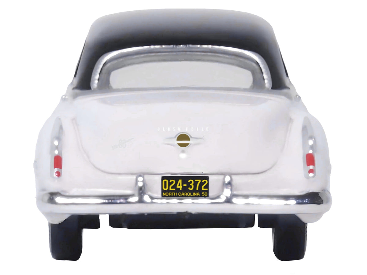 1950 Oldsmobile Rocket 88 Coupe Marol Gray with Black Top 1/87 (HO) Scale Diecast Model Car