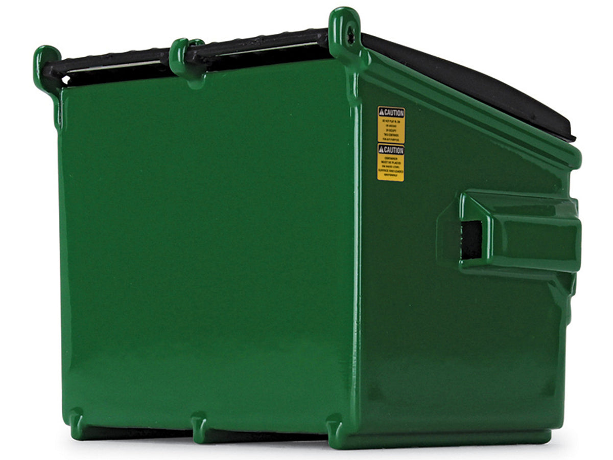 Refuse Trash Bin "Waste Management" Green Version D 1/34 Diecast Model