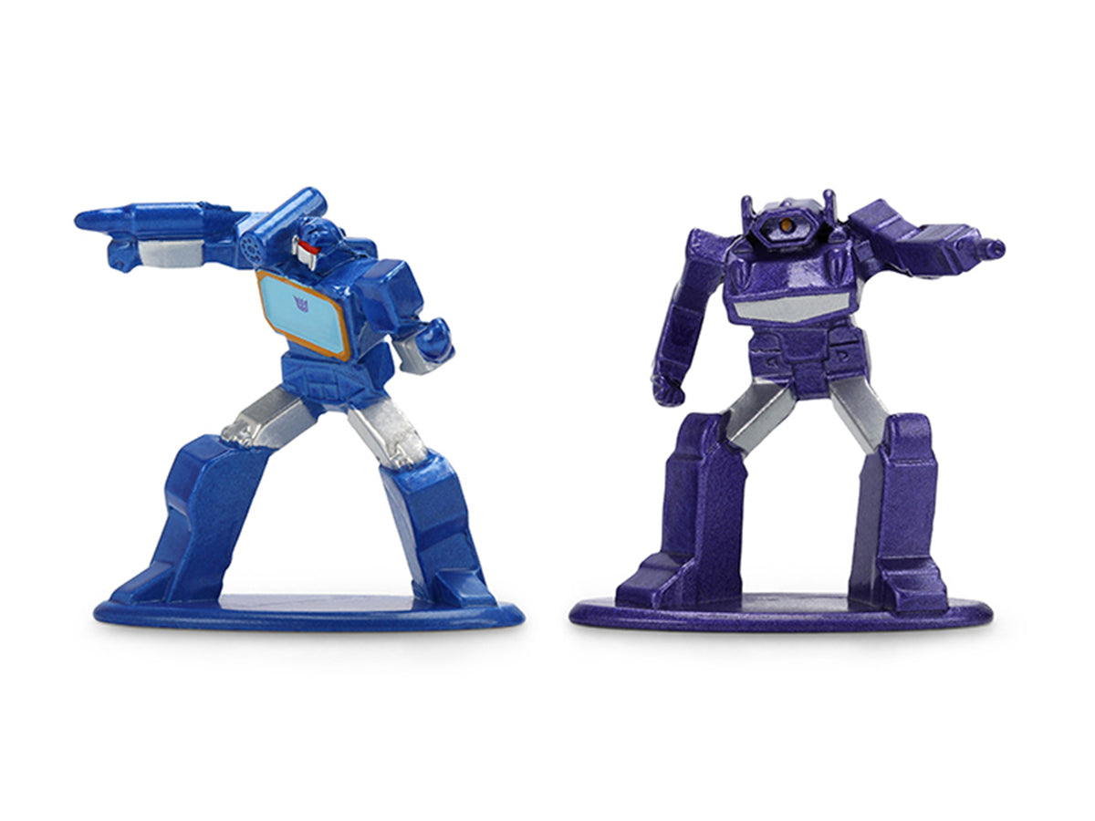 Set of 12 Diecast Figures "Transformers" Franchise "Nano Metalfigs" Series Diecast Models