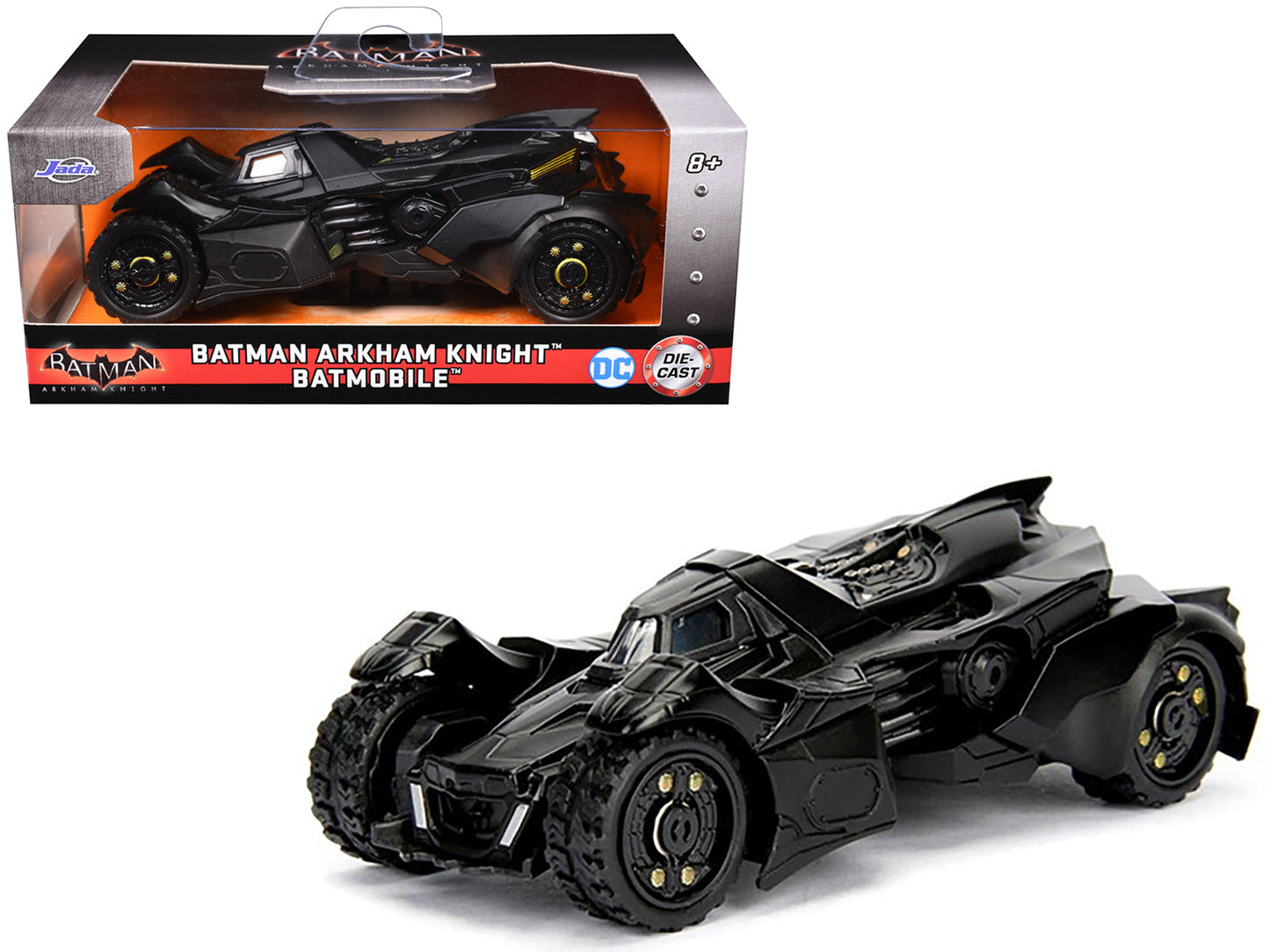 Batmobile Black "Batman: Arkham Knight" (2015) Video Game "Hollywood Rides" Series 1/32 Diecast Model Car
