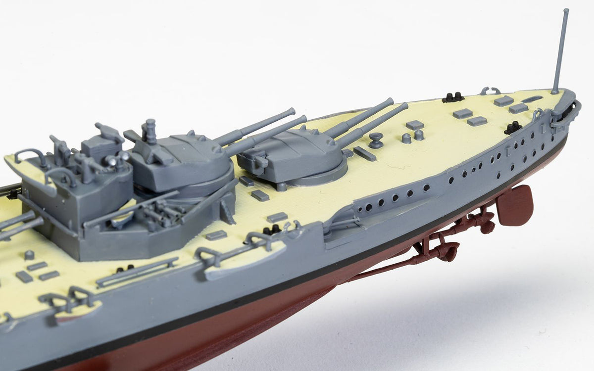 Level 3 Model Kit HMS Iron Duke Frigate "Vintage Classics" Series 1/600 Plastic Model Kit