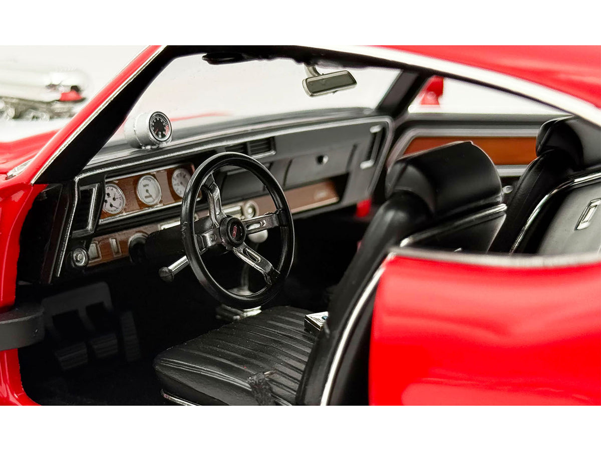 1970 Oldsmobile 442 W30 "W-Machine - Drag Outlaws" Red with White Stripes Limited Edition to 300 pieces Worldwide 1/18 Diecast Model Car