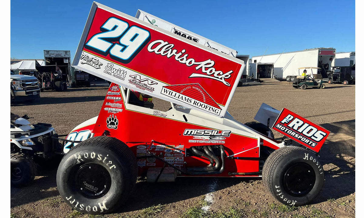 Winged Sprint Car #29 Bud Kaeding "Missile Motorsports" BK Motorsports (2024) 1/18 Diecast Model Car