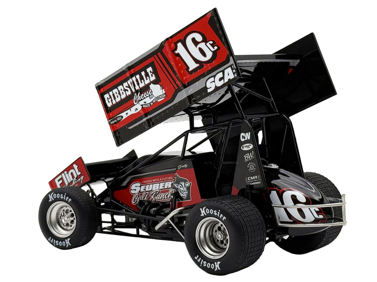 Winged Sprint Car #16C Scotty Thiel "Greg Wheeler Motorsports - Seubert Calf Ranches" (2026) 1/18 Diecast Model Car