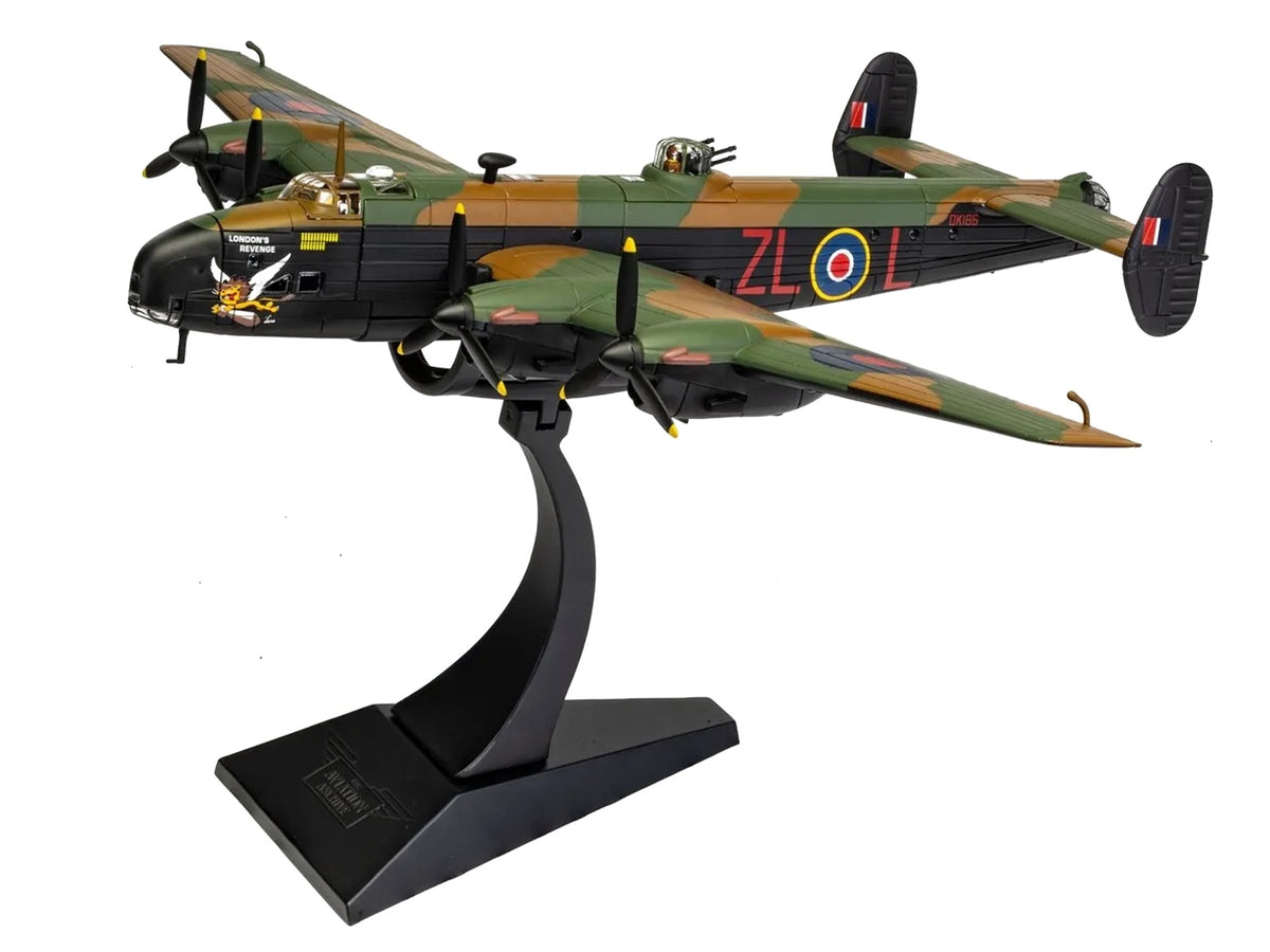 Handley Page Halifax MkV Bomber Aircraft "DK186 London’s Revenge - L for Lana No. 427 Squadron RAF Leeming" (1943) Royal Canadian Air Force "The Aviation Archive" Series 1/72 Diecast Model