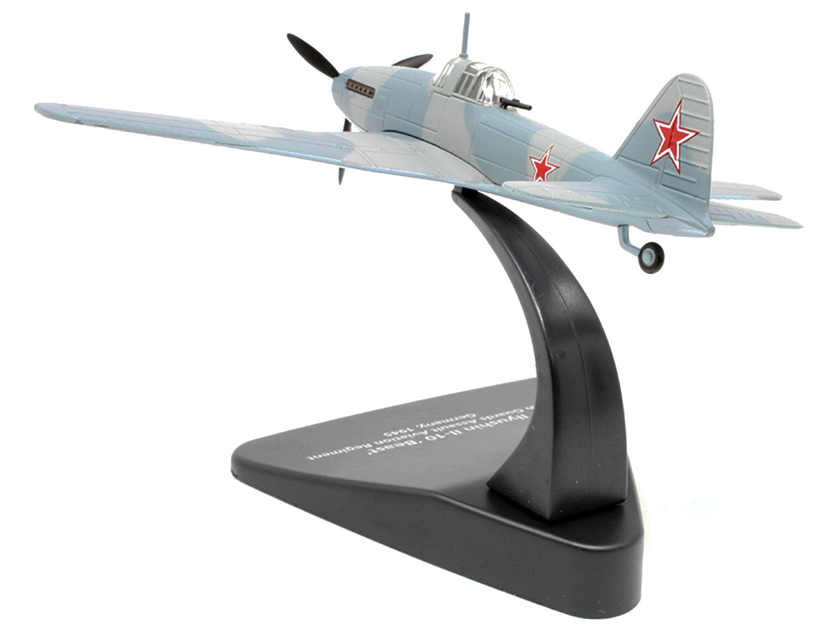 Ilyushin Il-10 "Beast" War Plane 108th Guards Assault Aviation Regiment Germany (1945) "Oxford Aviation" Series 1/72 Diecast Model Airplane