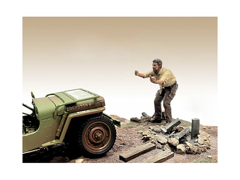 "4X4 Mechanic" Figure 6 for 1/18 Scale Models