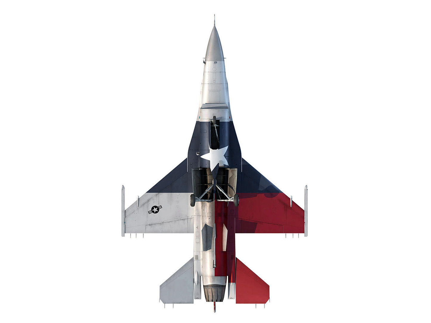 Lockheed F-16C Fighting Falcon Fighter Aircraft "301st FW 457th FS Spads 75th Anniversary" (2019) United States Air Force "Collector Series" 1/100 Diecast Model