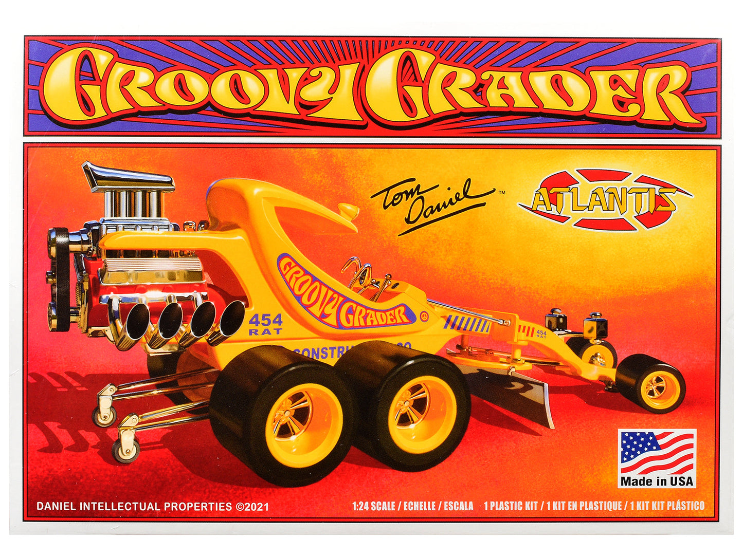 Skill 2 Model Kit Tom Daniel's Groovy Grader Dragster 1/24 Scale Model