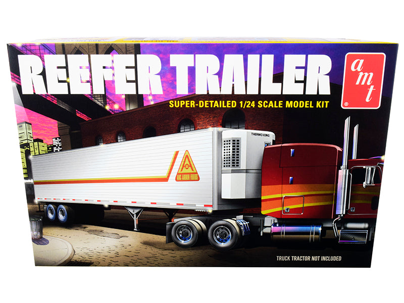 Skill 3 Model Kit Reefer Trailer 1/24 Scale Model
