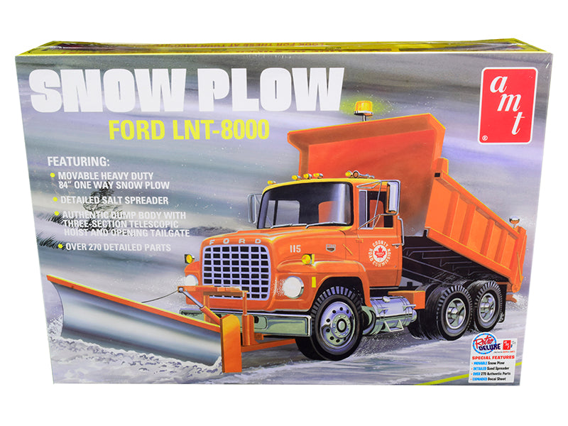 Skill 3 Model Kit Ford LNT-8000 Snow Plow Truck 1/25 Scale Model