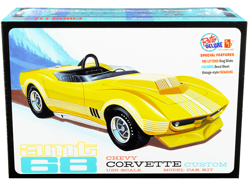 Skill 2 Model Kit 1968 Chevrolet Corvette Custom 1/25 Scale Model