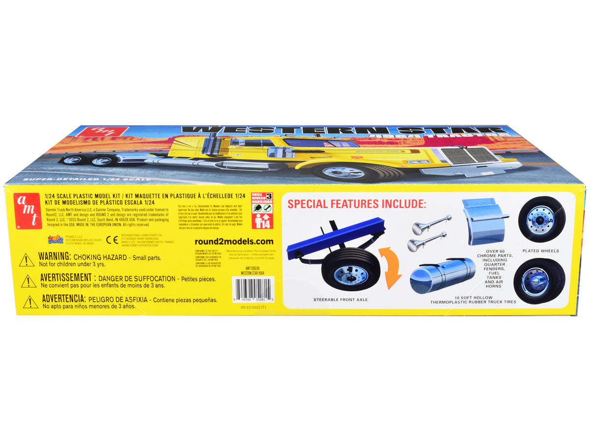 Skill 3 Model Kit Western Star 4964 Truck Tractor 1/24 Scale Model