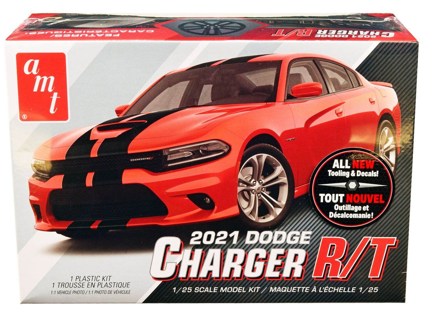 Skill 2 Model Kit 2021 Dodge Charger R/T 1/25 Scale Model