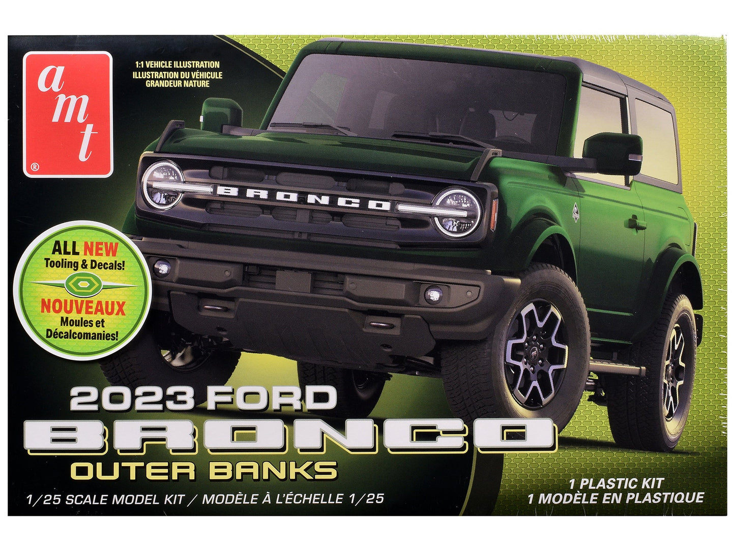 Skill 2 Model Kit 2023 Ford Bronco Outer Banks 1/25 Scale Model