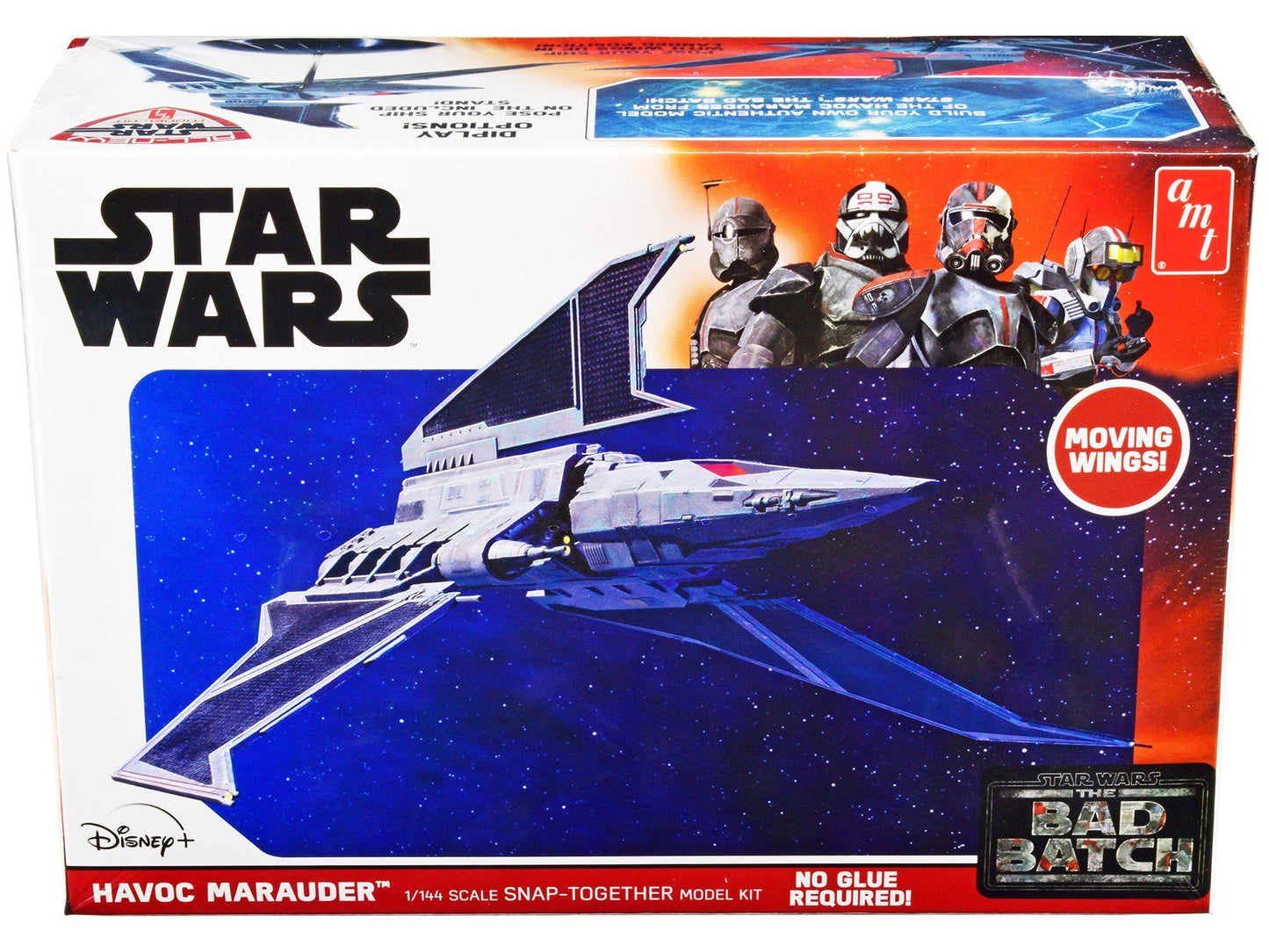 Skill 2 Model Kit Havoc Marauder Space Ship "Star Wars: The Bad Batch" (2021-Current) TV Series 1/144 Scale Model