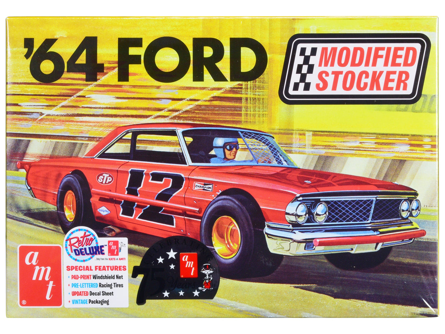 Skill 2 Model Kit 1964 Ford Galaxie "Modified Stocker" 1/25 Scale Model