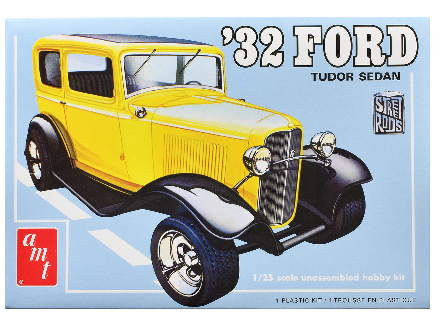 Skill 2 Model Kit 1932 Ford Tudor Sedan "Street Rods" Series 1/25 Scale Model
