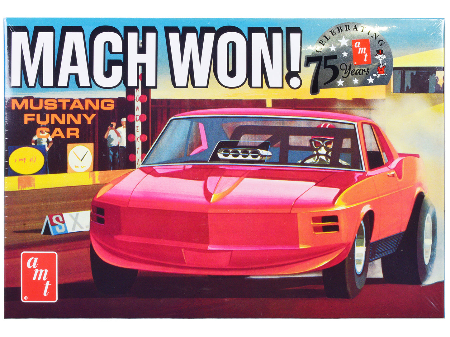 Skill 3 Model Kit 1970 Ford Mustang Funny Car "Mach Won" 1/25 Scale Model