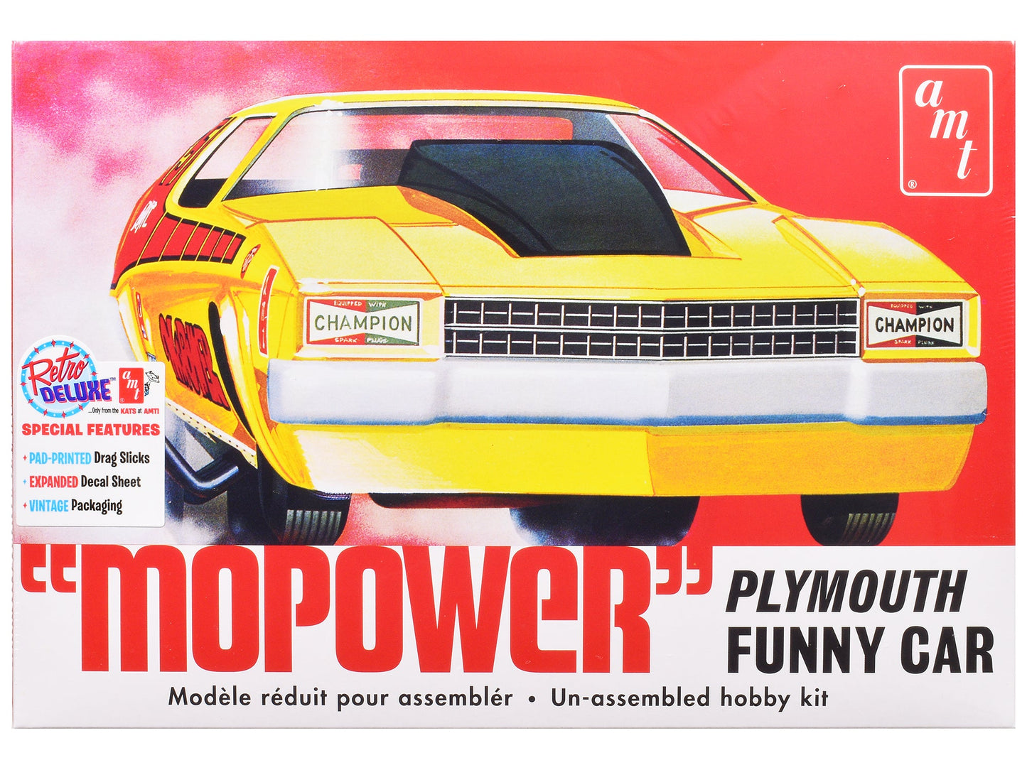 Skill 2 Model Kit Plymouth Funny Car "Mopower" 1/25 Scale Model