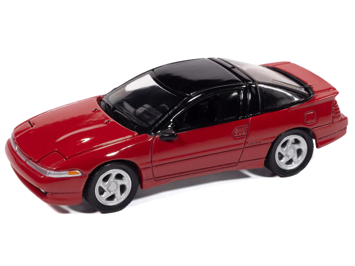 1991 Mitsubishi Eclipse GSX Maranello Red with Black Top "Import Legends" Series 1/64 Diecast Model Car