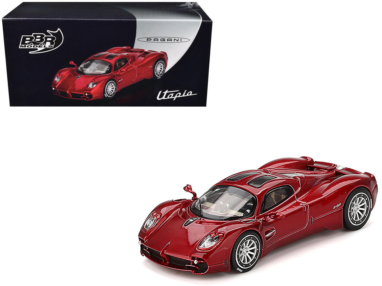 Pagani Utopia Dubai Red 1/64 Diecast Model Car