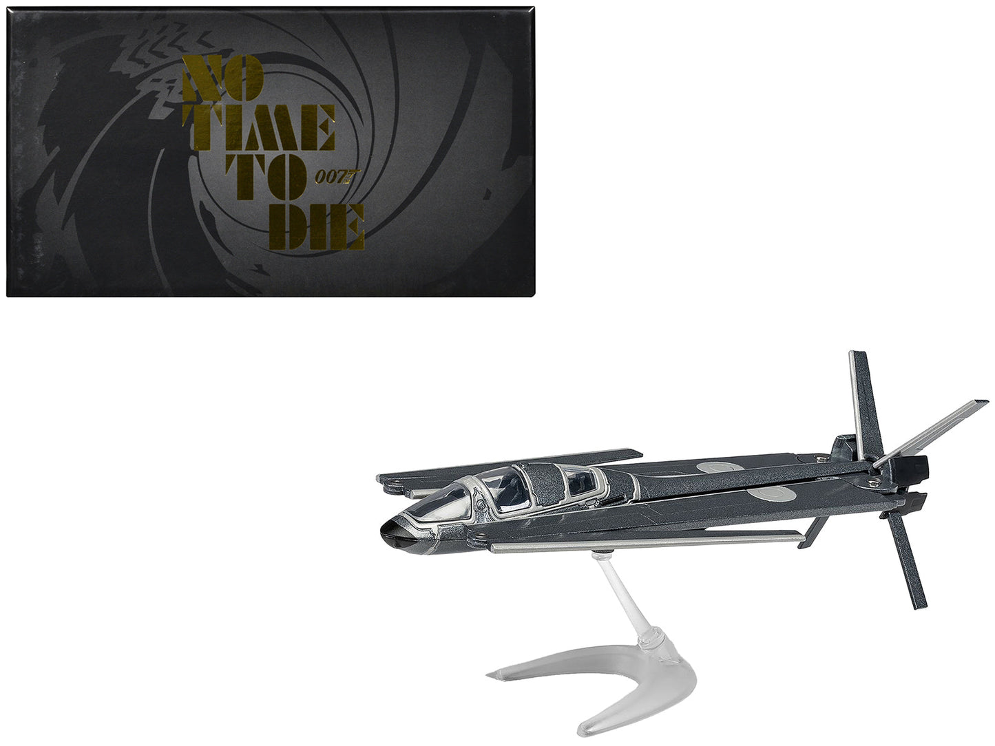 Q Glider Gray Metallic James Bond 007 "No Time To Die" (2021) Movie Diecast Model