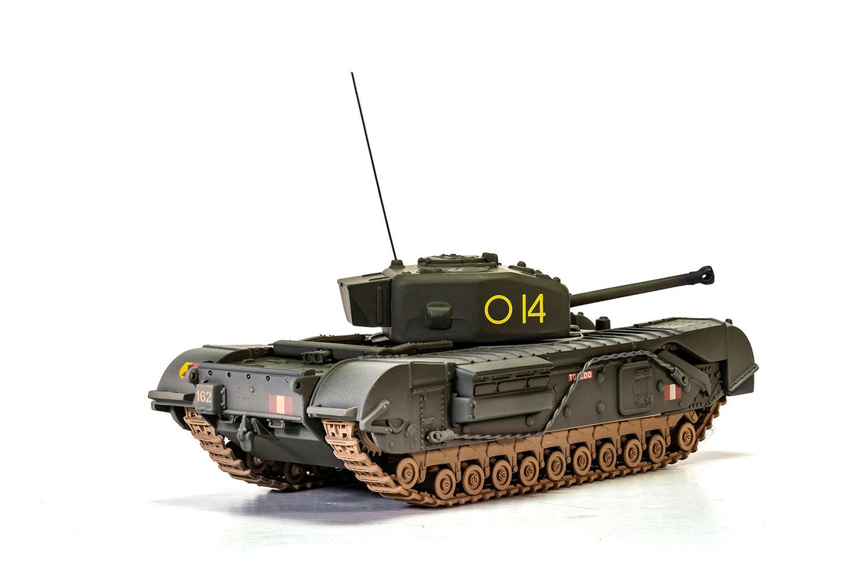 Churchill Mk.IV Tank "'To Catch a Tiger' 'Toledo' C Squadron 14 Troop 21st Army Tank Brigade Tunisia" (1943) British Royal Army "Military Legends" Series 1/50 Diecast Model