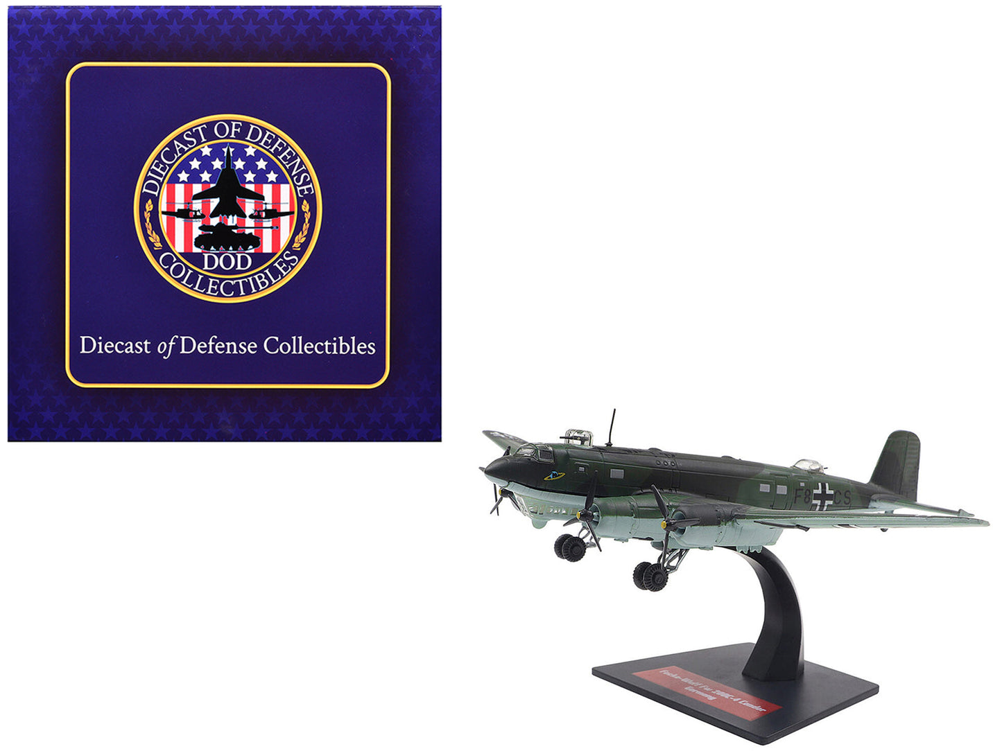 Focke-Wulf Fw 200C-4 Condor Aircraft "German Luftwaffe" 1/144 Diecast Model