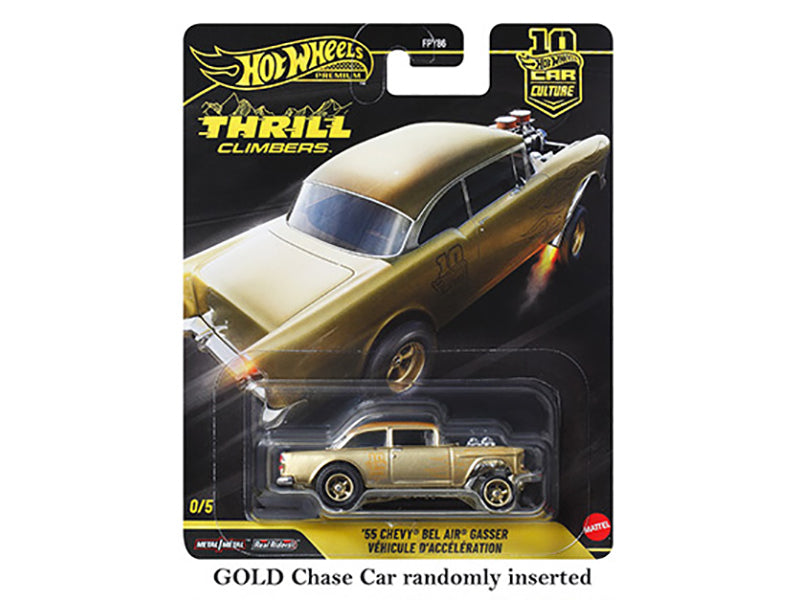 "Thrill Climbers" 5 piece Set "Car Culture 10th Anniversary" 2025 Series Q Diecast Model Cars