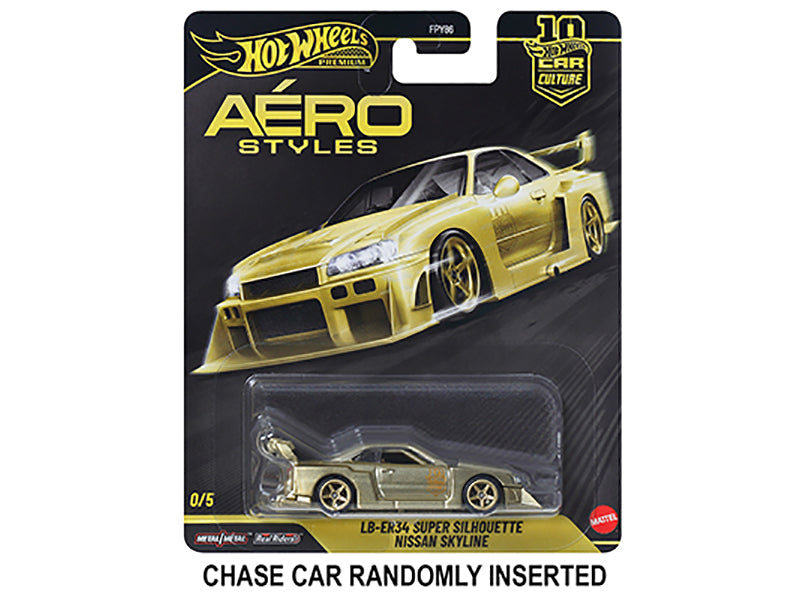 "Aero Styles" 5 piece Set "Car Culture 10th Anniversary" 2026 Series U Diecast Model Cars