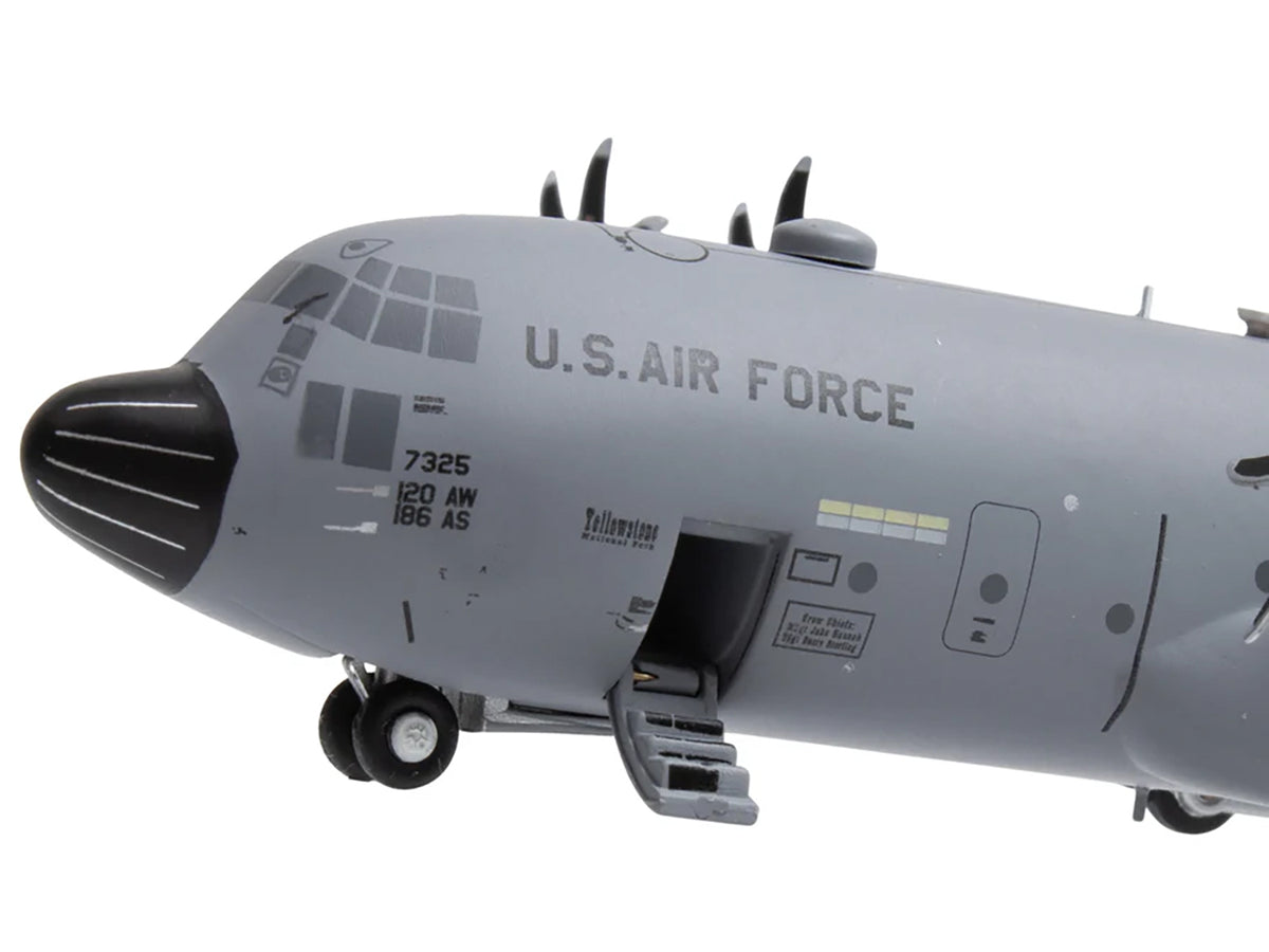 Lockheed C-130H3 Hercules Transport Aircraft "Montana Air National Guard Great Falls ANGB" United States Air Force "Gemini 200" Series 1/200 Diecast Model Airplane
