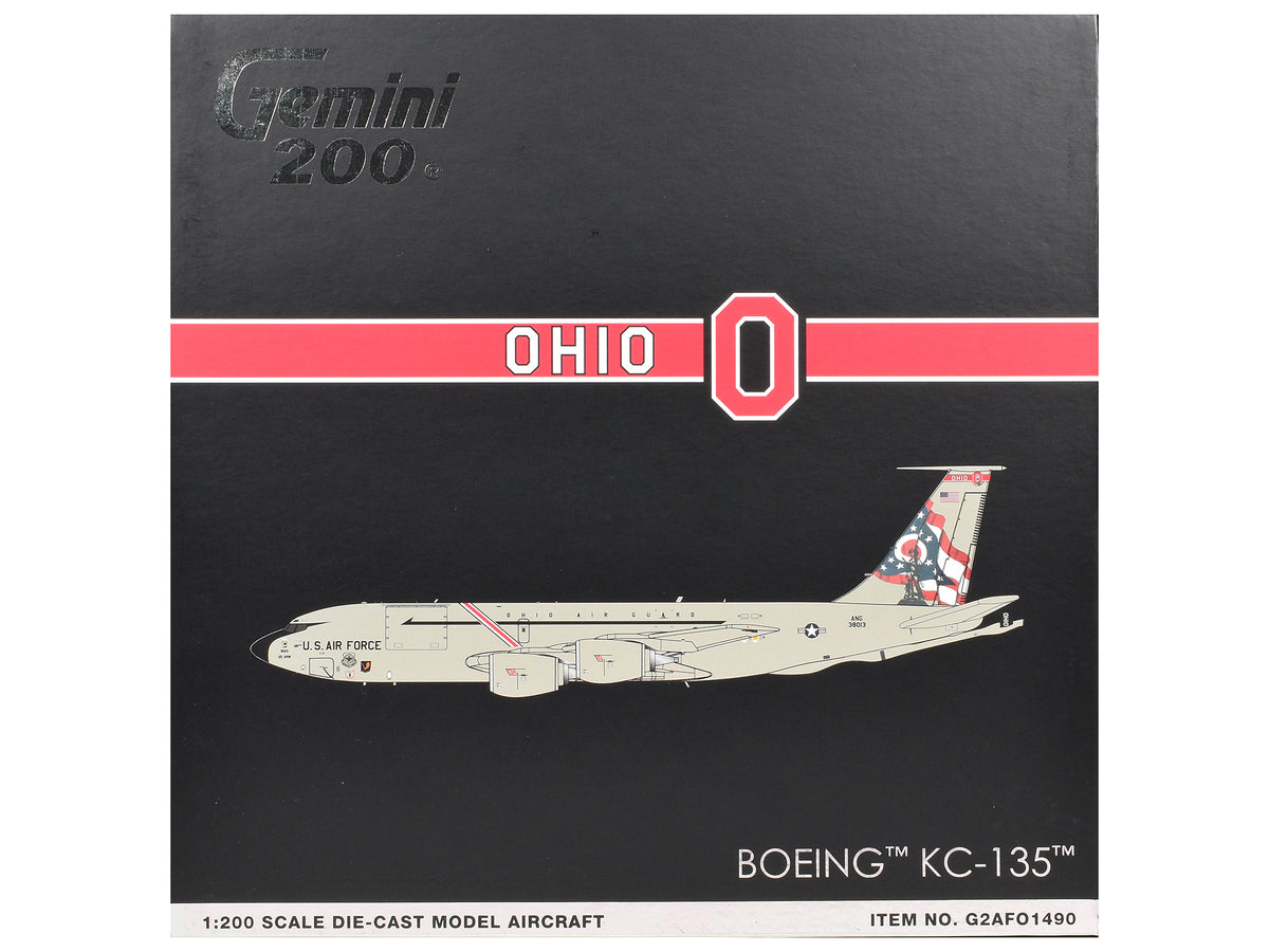Boeing KC-135 Stratotanker Tanker Aircraft "63-8013 Ohio Air National Guard" United States Air Force "Gemini 200" Series 1/200 Diecast Model Airplane
