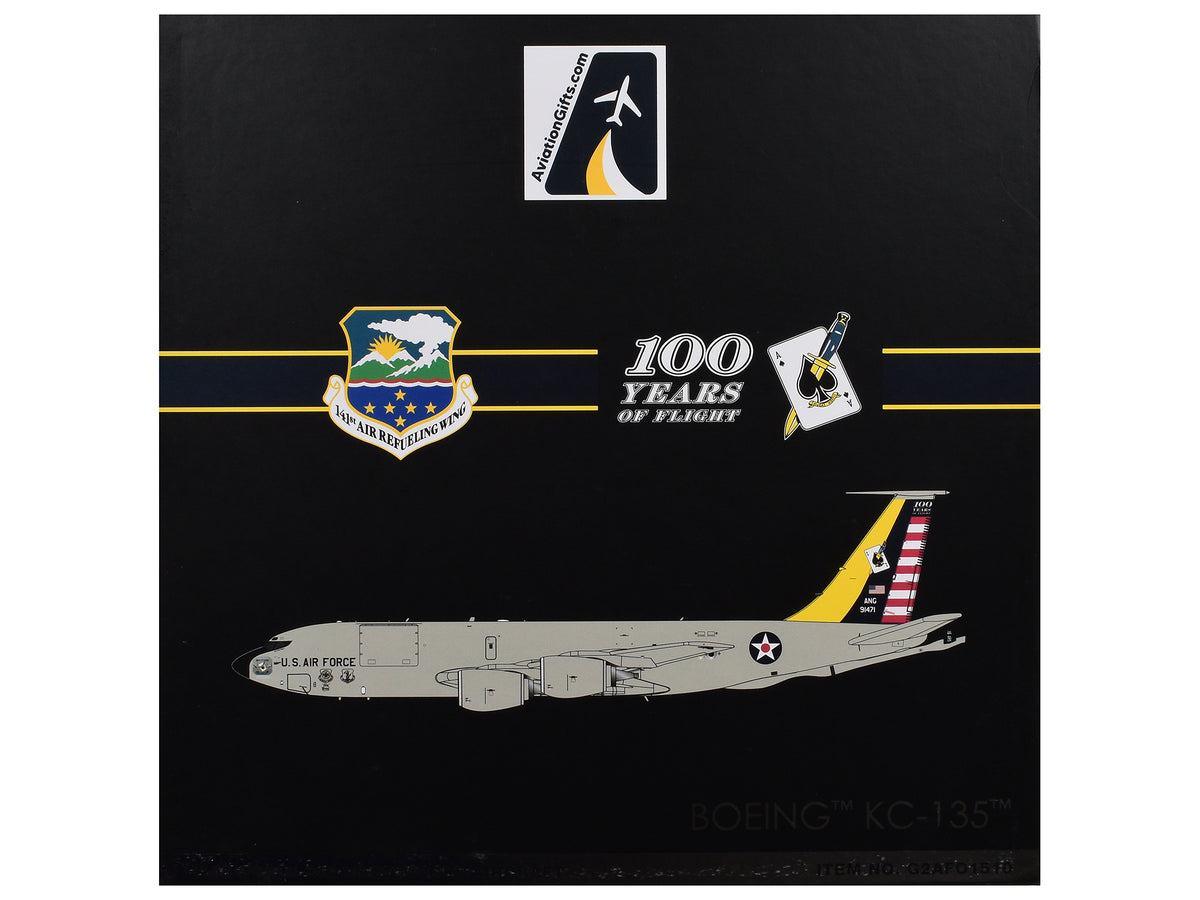 Boeing KC-135 Stratotanker Tanker Aircraft "Washington Air National Guard - 100 Years" United States Air Force "Gemini 200" Series 1/200 Diecast Model Airplane