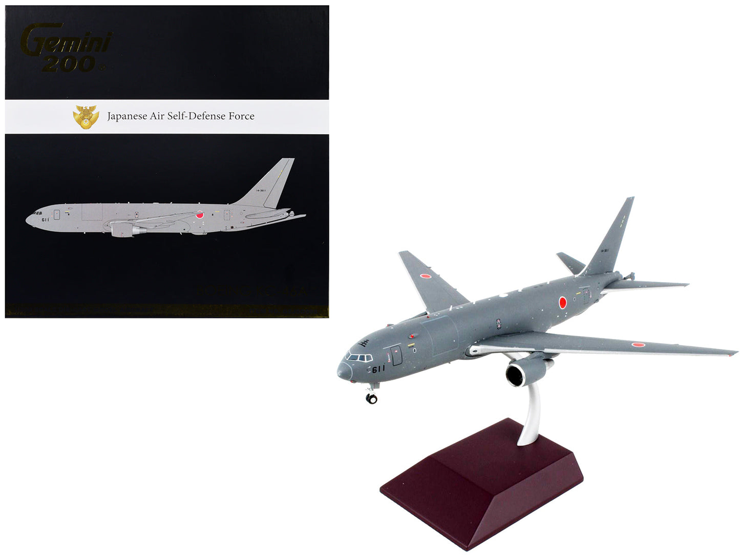 Boeing KC-46A Pegasus Tanker Aircraft "Japan Air Self-Defense Force (JASDF)" Gray "Gemini 200" Series 1/200 Diecast Model Airplane