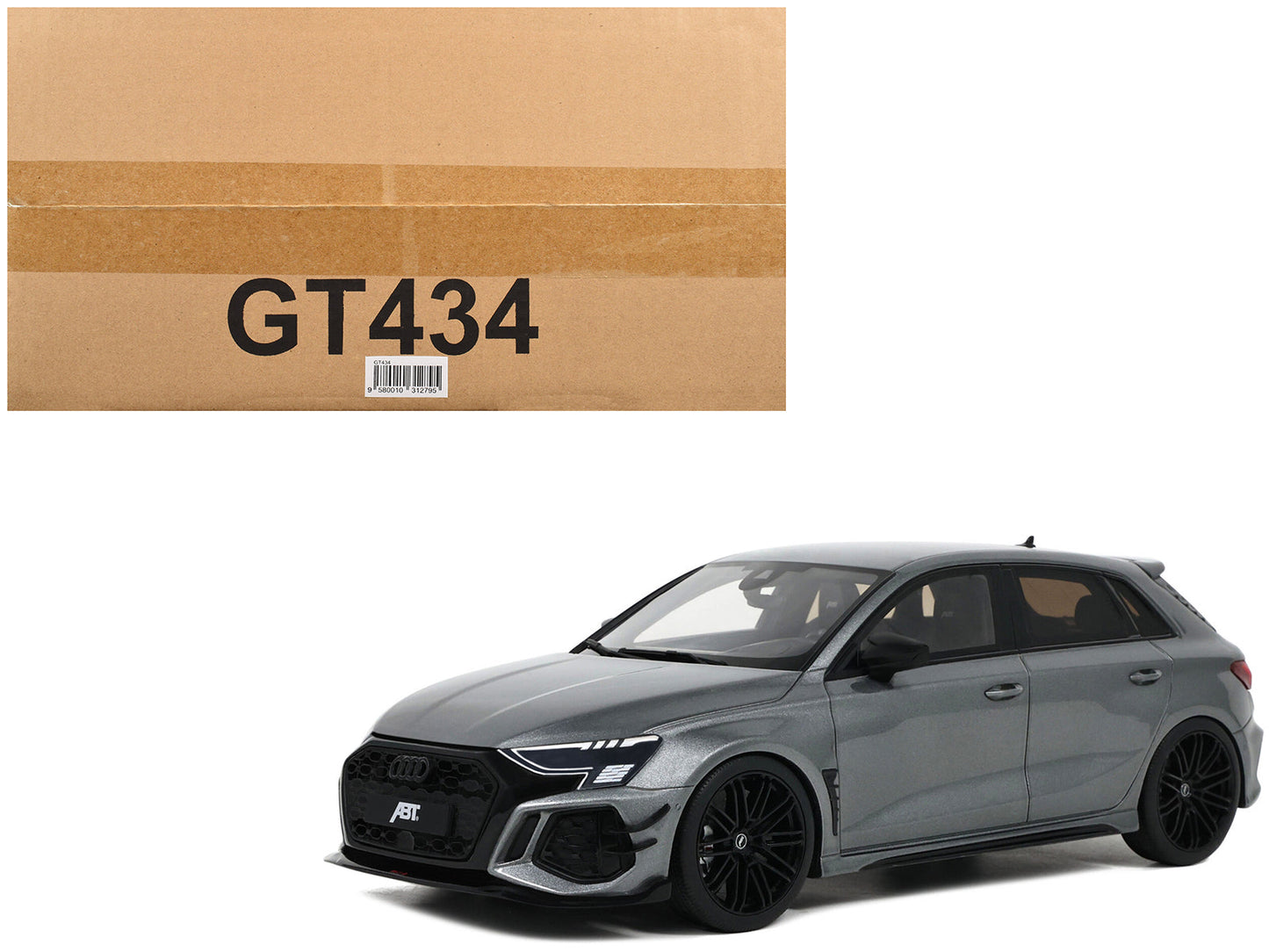 Audi ABT RS3-R Daytona Gray Metallic 1/18 Model Car