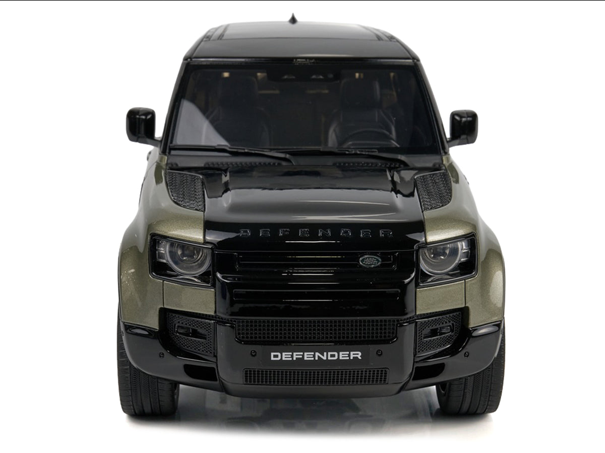 2021 Land Rover Defender 90 P400 X-Dynamic HSE Pangea Green Metallic 1/18 Model Car