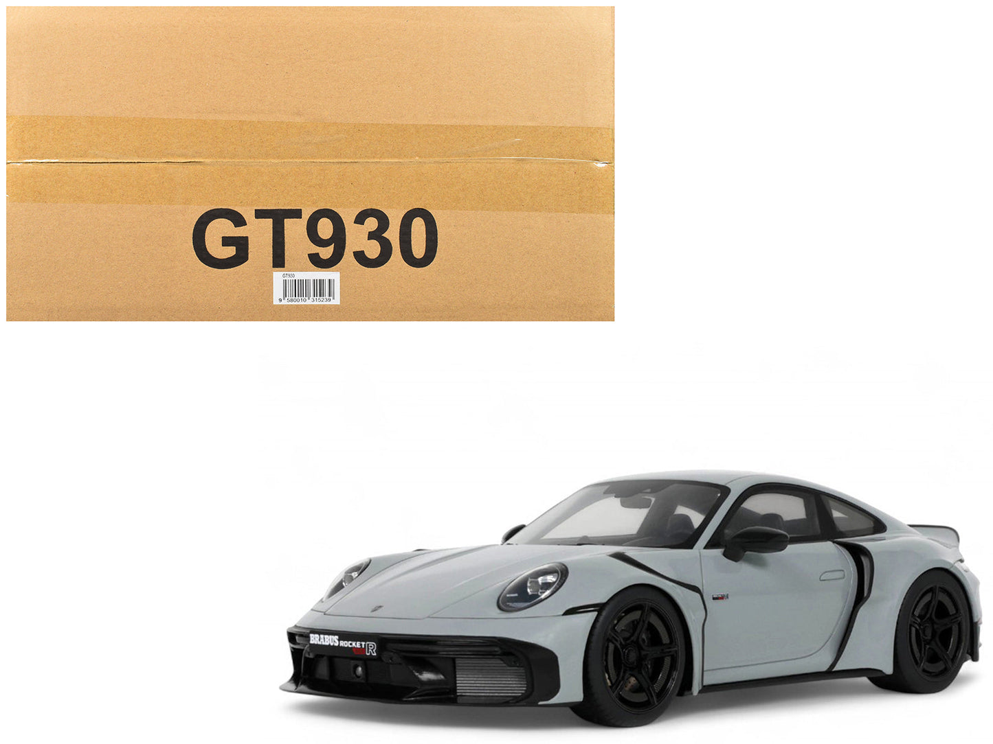 2023 Brabus Rocket-R Nardo Gray 1/18 Model Car