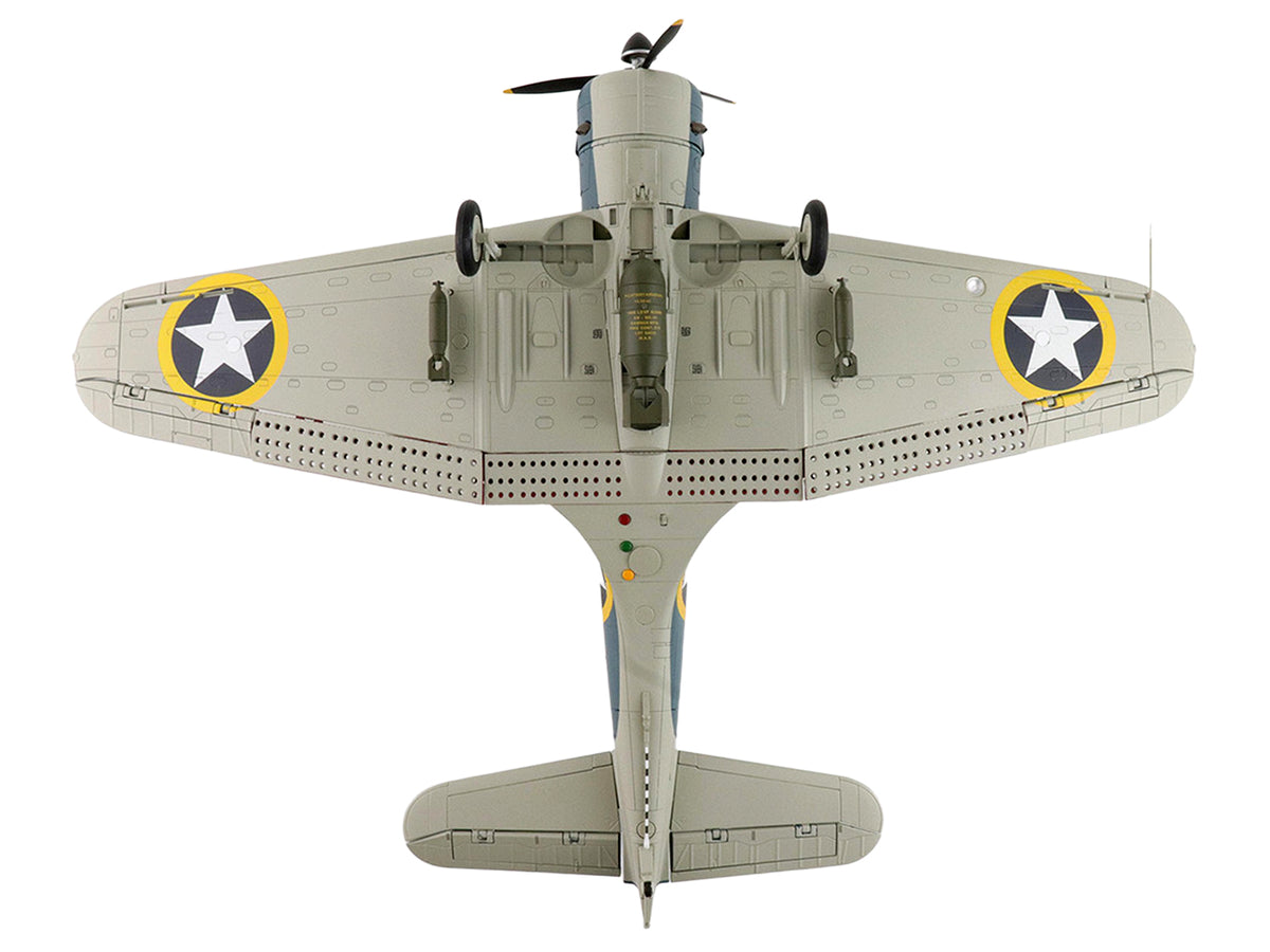 Douglas SBD-3 Dauntless Aircraft "06624 41-S-13 Operation Torch VS-41 USS Ranger" (1942) United States Navy "Premium Collection" 1/32 Diecast Model